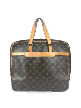 Louis Vuitton Tote Bag Porte Documents Pegase Monogram Canvas Brown